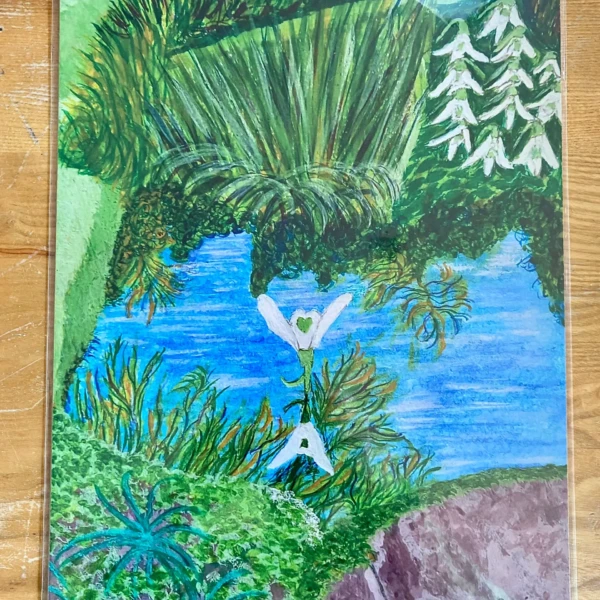 The Tale of the Snowdrop, Debbie Caulfield - A3 Print