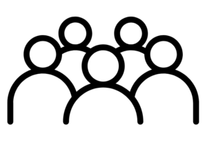 an icon showing a group of people